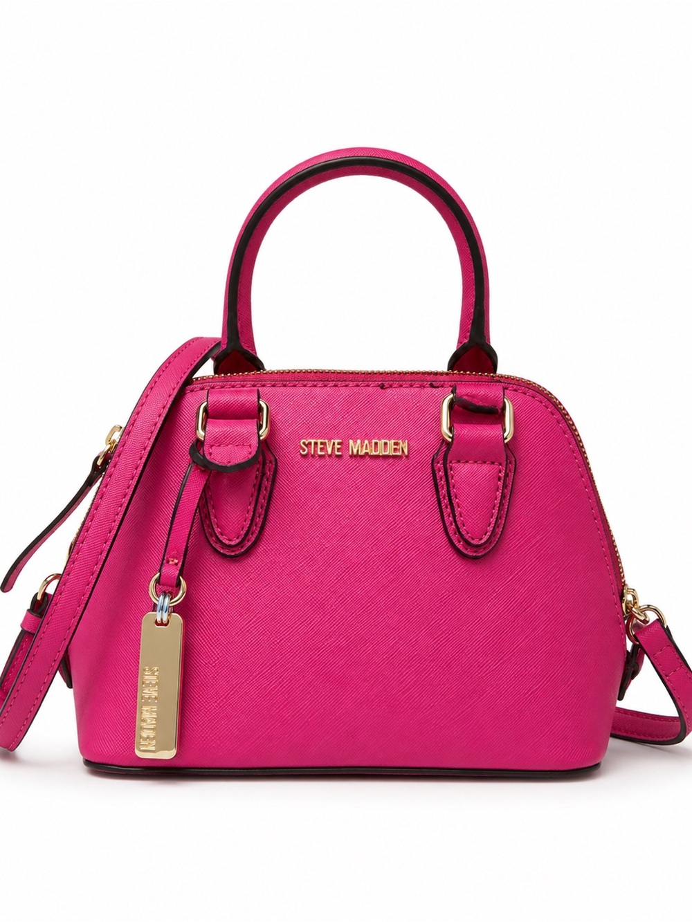Steve Madden Hot Pink Mini Satchel Crossbody - Picture 2 of 5